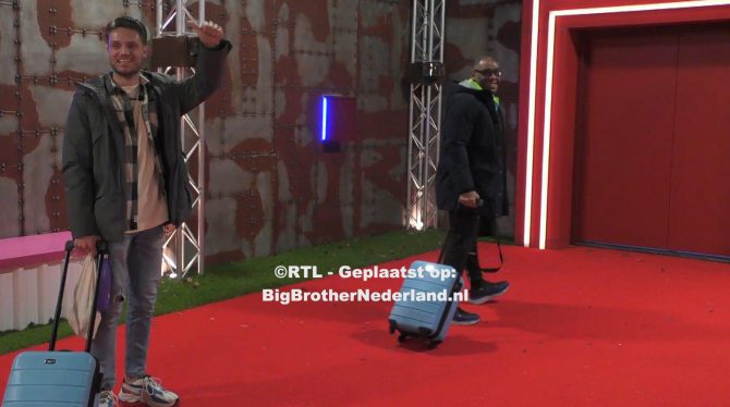 Tobias en Julio verlaten het Big Brother huis