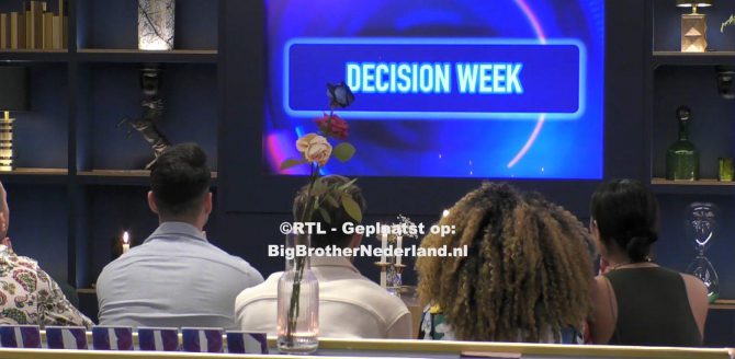 Big Brother verteld de bewoners over decision week