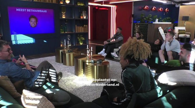 Big Brother maakt bekend welke bewoner het minst en het meest betrouwbaar is