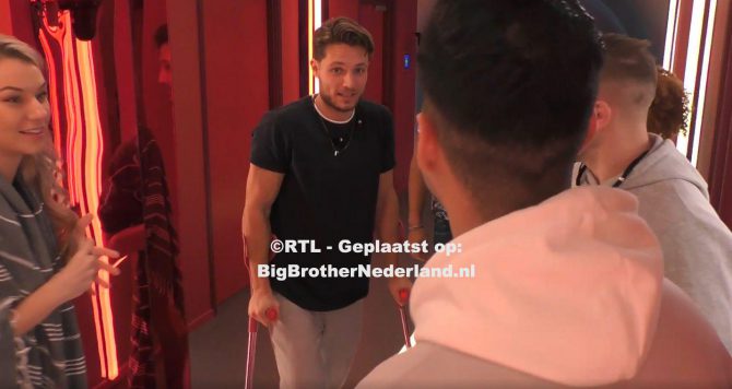 Tobias is weer terug in het Big Brother huis
