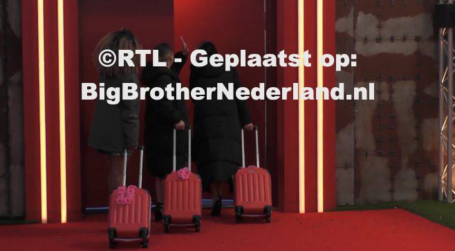 Grace, Nawel en Nouchine verlaten het Big Brother huis