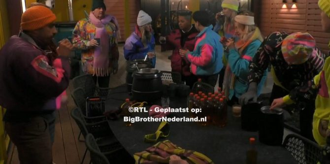All or nothing week is van start gegaan, de bewoners genieten van een feest