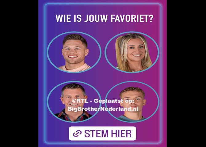De kijkers mogen nomineren, wie is jouw favoriet?