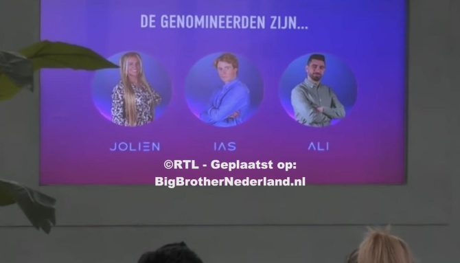 Jolien, Ali en Ias zijn de genomineerden van deze week
